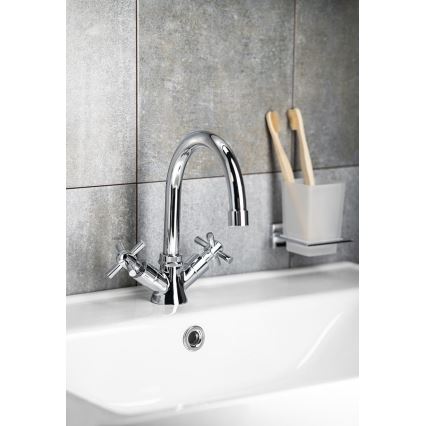 Aqualine - Mitigeur de lavabo XENIA 22,2 cm chromé brillant