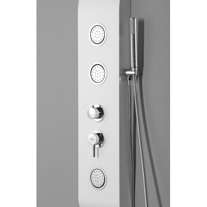 Aqualine - Panneau de douche YUKI blanc mat