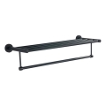 Aqualine - Porte-serviettes mural SAMBA 21x62,5 cm noir