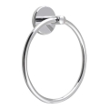 Aqualine - Porte-serviettes mural SAMBA d. 15,5 cm chrome brillant