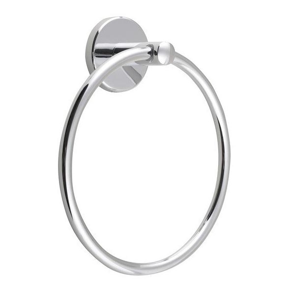 Aqualine - Porte-serviettes mural SAMBA d. 15,5 cm chrome brillant