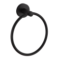 Aqualine - Porte-serviettes mural SAMBA d. 15,5 cm noir