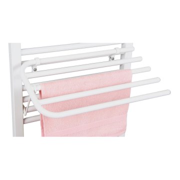 Aqualine - Porte-serviettes pour élément chauffant 60 cm blanc