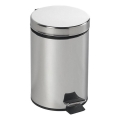 Aqualine - Poubelle SIMPLE LINE 3 l poli acier inoxydable