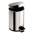 Aqualine - Poubelle SIMPLE LINE 5 l poli acier inoxydable