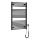 Aqualine - Radiateur électrique de salle de bains DIRECT-E 400 W 96 x 60 cm noir mat