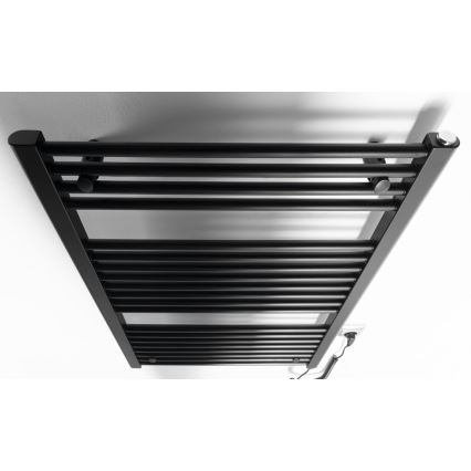 Aqualine - Radiateur électrique de salle de bains DIRECT-E 400 W 96 x 60 cm noir mat