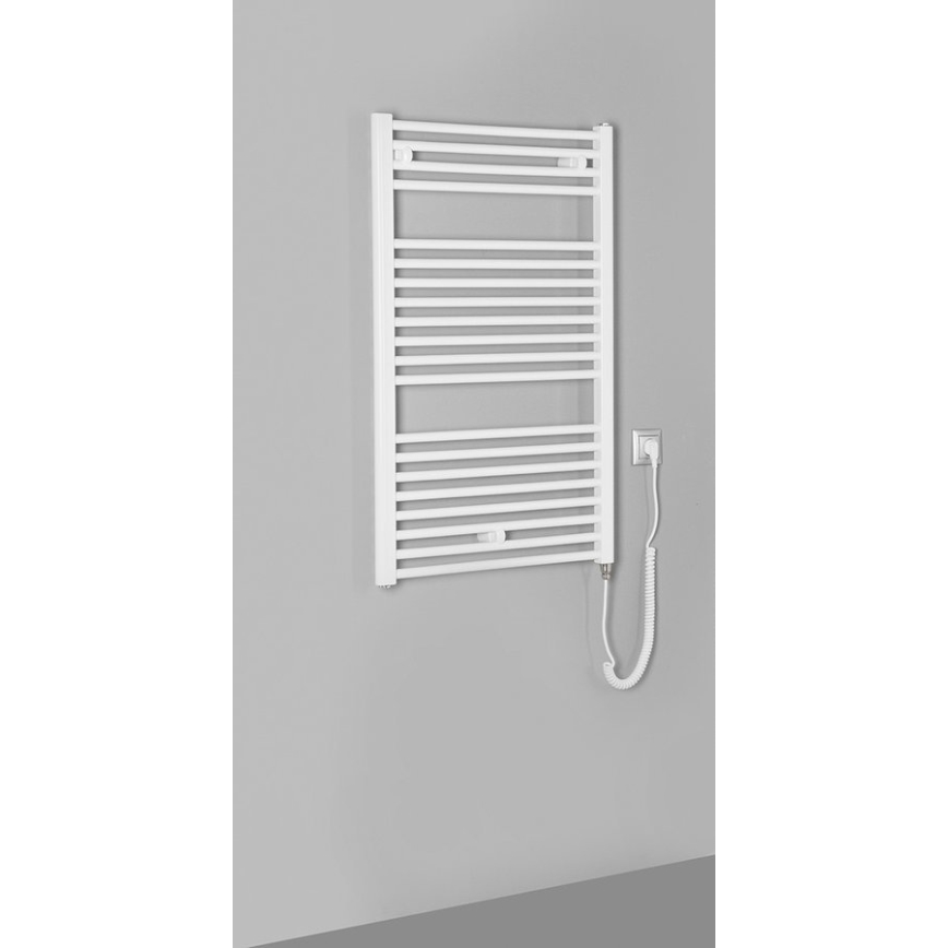 Aqualine - Radiateur électrique pour salle de bains DIRECT-E 400 W (96 x 60 cm), blanc