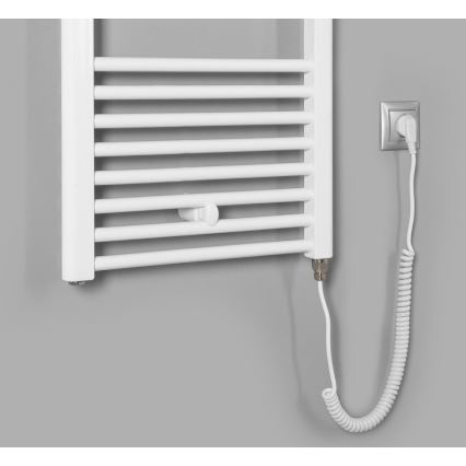 Aqualine - Radiateur électrique pour salle de bains DIRECT-E 400 W (96 x 60 cm), blanc