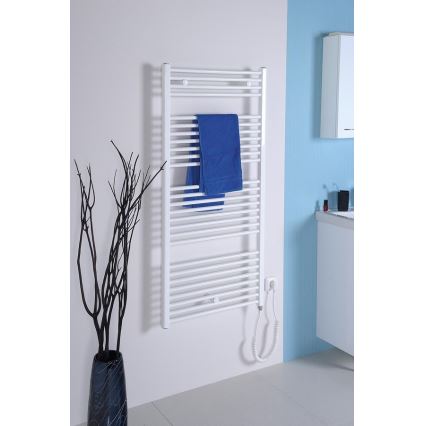 Aqualine - Radiateur électrique pour salle de bains DIRECT-E 600W 132x60 cm blanc