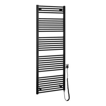 Aqualine - Radiateur électrique pour salle de bains DIRECT-E 800 W 168 x 60 cm noir mat