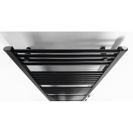 Aqualine - Radiateur électrique pour salle de bains DIRECT-E 800 W 168 x 60 cm noir mat