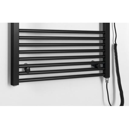 Aqualine - Radiateur électrique pour salle de bains DIRECT-E 800 W 168 x 60 cm noir mat