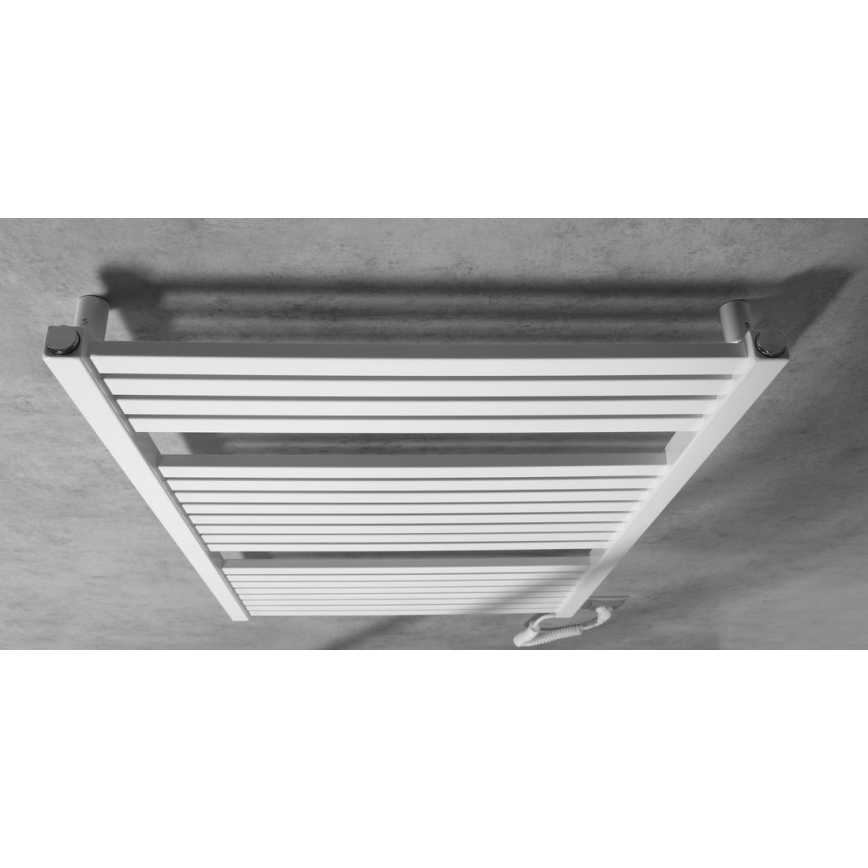 Aqualine - Radiateur électrique pour salle de bains TONDI-E 400W 97x60 cm blanc