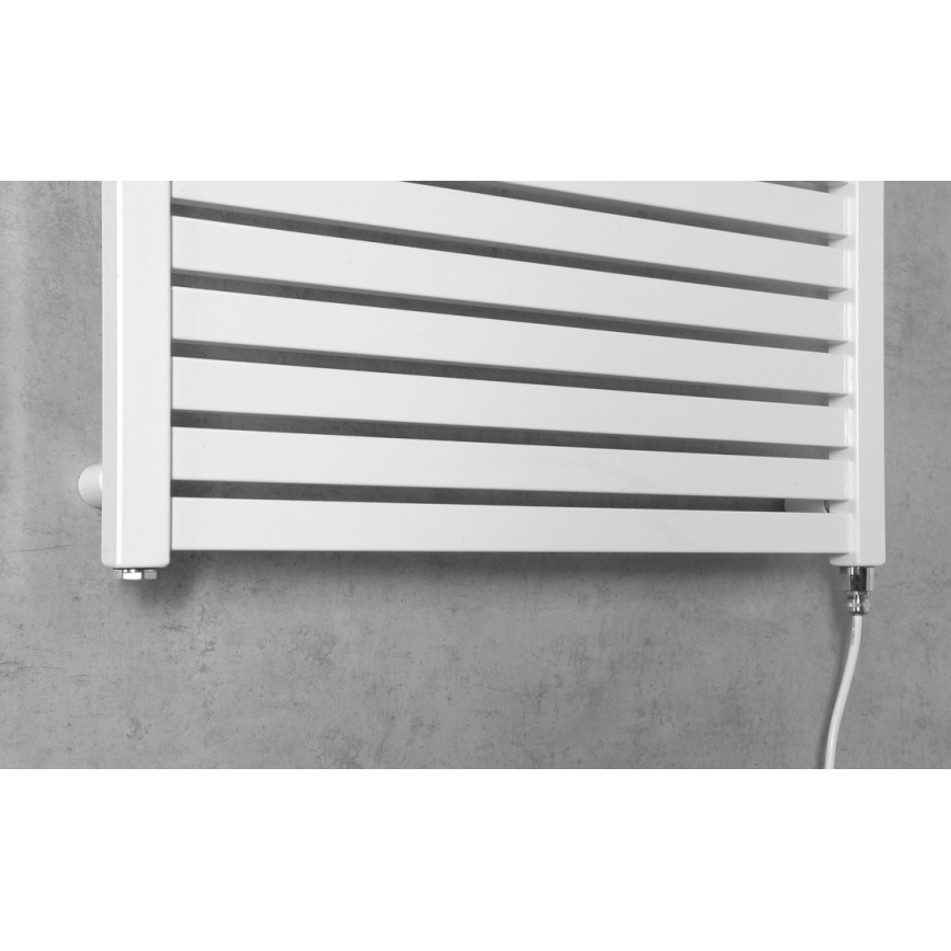 Aqualine - Radiateur électrique pour salle de bains TONDI-E 400W 97x60 cm blanc