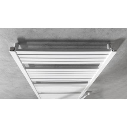 Aqualine - Radiateur électrique pour salle de bains TONDI-E 600 W 133 x 60 cm blanc