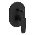 Aqualine - Robinet de douche pour une installation encastrée LOTTA mat noir
