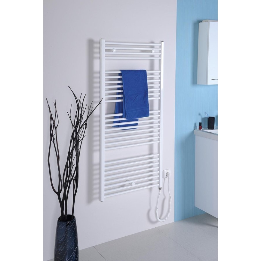 Aqualine - Sèche-serviettes électrique DIRECT-E 300W 96x45 cm blanc