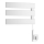 Aqualine - Sèche-serviettes électrique ELVIS 50 W 46 x 34 cm blanc