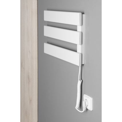 Aqualine - Sèche-serviettes électrique ELVIS 50 W 46 x 34 cm blanc