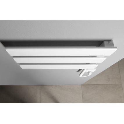 Aqualine - Sèche-serviettes électrique ELVIS 50 W 46 x 34 cm blanc