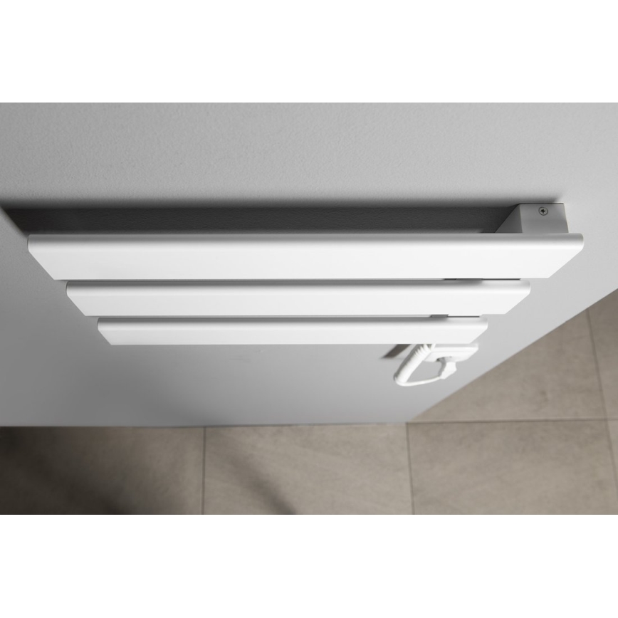 Aqualine - Sèche-serviettes électrique ELVIS 50 W 46 x 34 cm blanc