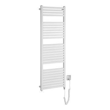 Aqualine - Sèche-serviettes électrique TONDI-E 500W 133x45 cm blanc