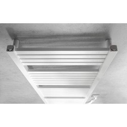 Aqualine - Sèche-serviettes électrique TONDI-E 500W 133x45 cm blanc