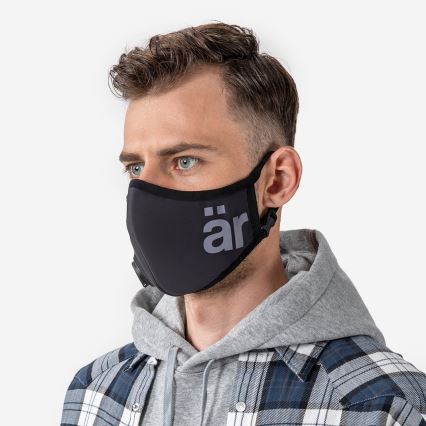 ÄR Antiviral Masque de protection - Grand Logo M - ViralOff 99% - plus efficace que FFP2