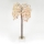 Arbre artificiel décoratif de Noël ARBRE CERISIER 84xLED/230V 1,7 m cerise