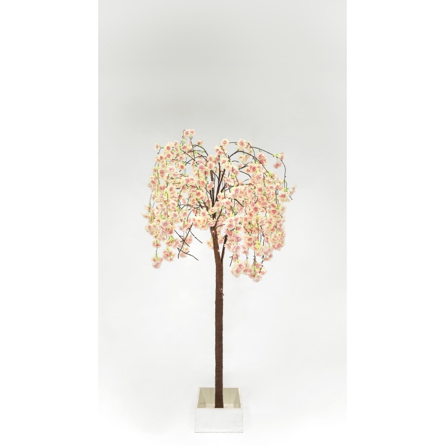 Arbre artificiel décoratif de Noël ARBRE CERISIER 84xLED/230V 1,7 m cerise