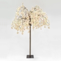 Arbre artificiel décoratif de Noël ARBRE DE CERISIER 288xLED/230V 2,5 m cerise
