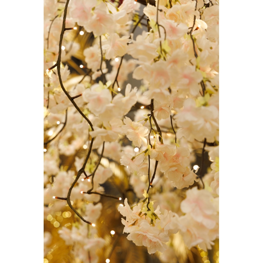Arbre artificiel décoratif de Noël ARBRE DE CERISIER 288xLED/230V 2,5 m cerise