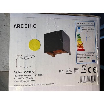 Arcchio - Applique murale LED ZUZANA 1xG9/3W/230V