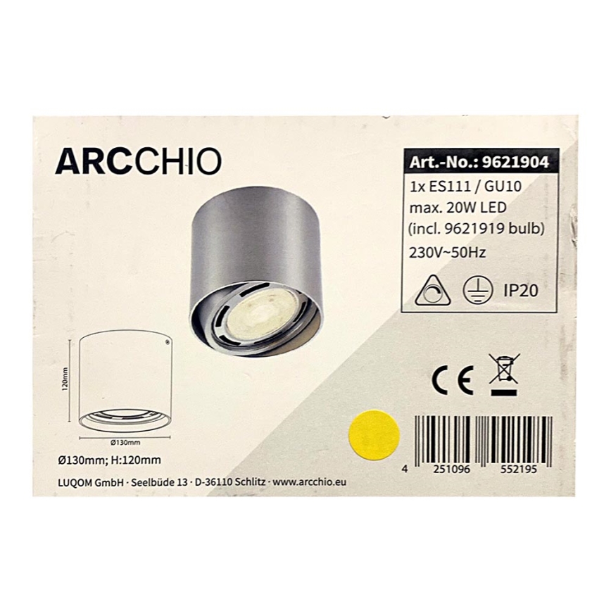 Arcchio - Spot LED ROSALIE 1xGU10/ES111/11,5W/230V