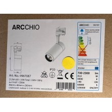 Arcchio - Spot pour système de rail NANNA LED/21,5W/230V