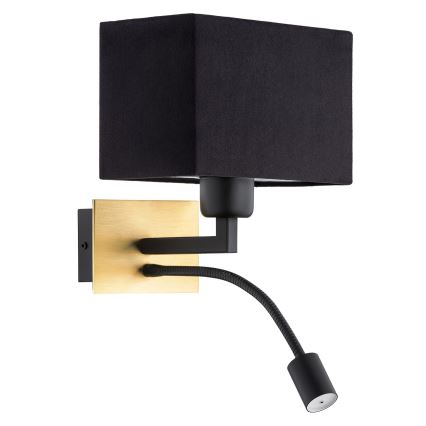 Argon 1041 - Applique murale LED BILL 1xE27/15W/230V + LED/4,5W