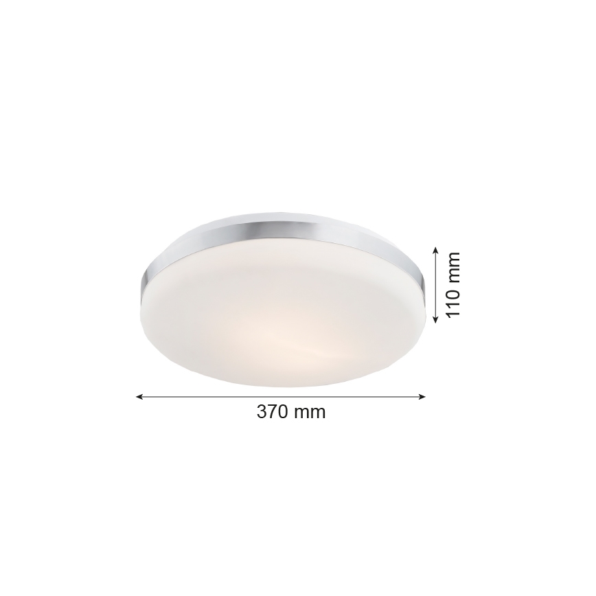 Argon 1199 - Plafonnier SALADO 3xE27/15W/230V d. 37 cm chrome mat