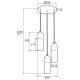 Argon 1466 - Suspension filaire BURGOS 3xE27/15W/230V laiton