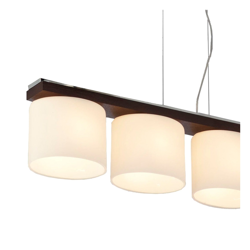 Argon 1550 - Lustre CARLO 4xE27/60W/230V marron