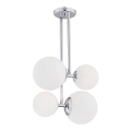 Argon 1646 - Lustre sur barre ASPEN 4xE27/15W/230V chrome brillant