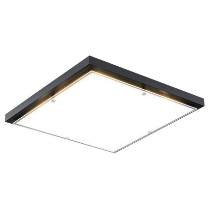 Argon 1826 - Plafonnier CARLSON 4xE27/15W/230V 60x60 cm noir