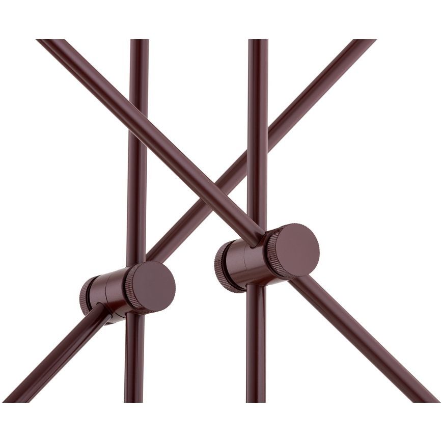 Argon 1842 - Suspension avec tige ABSOS 4xE14/7W/230V albâtre marron