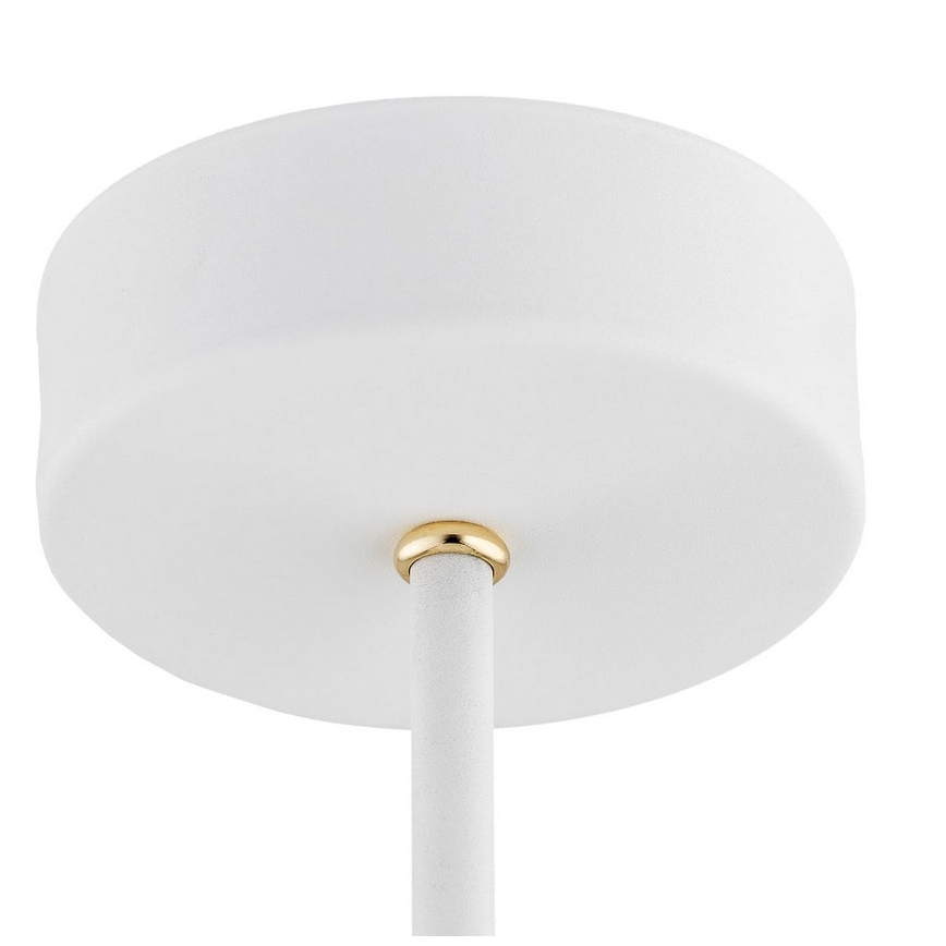 Argon 2117 - Lustre sur barre CHARLOTTE 5xE27/15W/230V blanc/doré