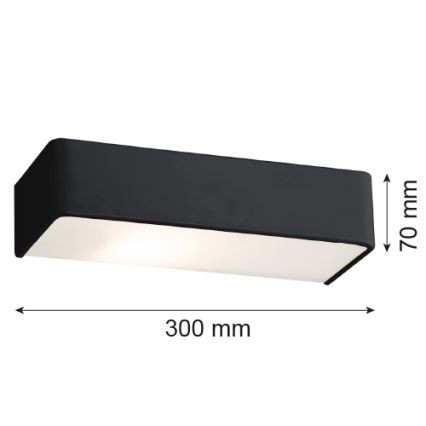 Argon 3075 - Applique murale RODAN 1xE27/15W/230V