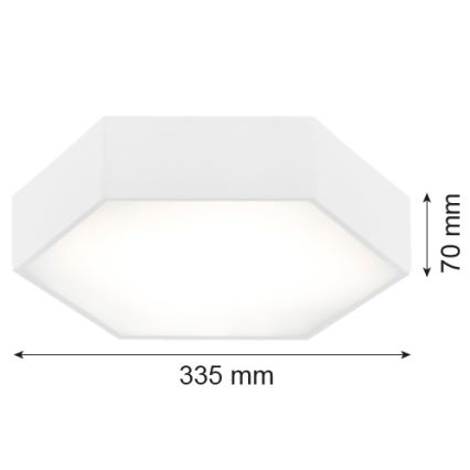 Argon 3827 - plafonnier LED ARIZONA LED/22,5W/230V blanc