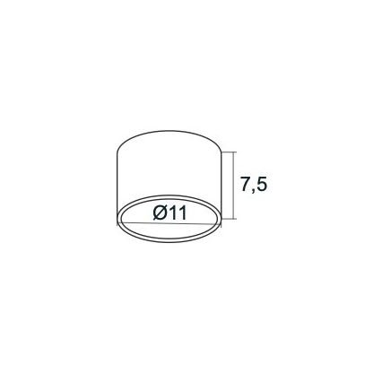 Argon 3884 - Spot LED VICHY LED/9W/230V blanc