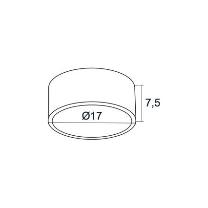 Argon 3885 - plafonnier LED VICHY LED/13,5W/230V blanc