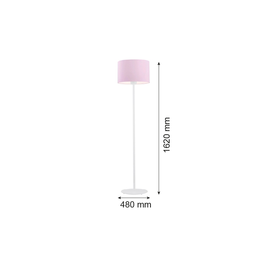 Argon 4132 - Lampadaire MAGIC 1xE27/15W/230V rose/blanc