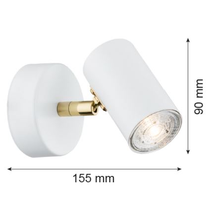 Argon 4209 - Spot de plafond LAGOS 1xGU10/5W/230V blanc/or